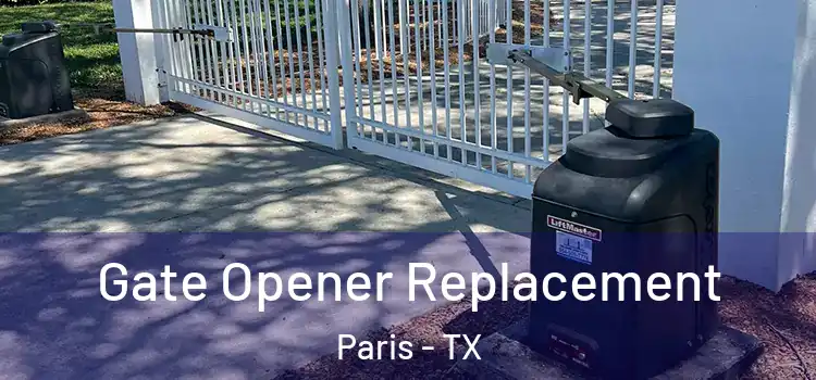 Gate Opener Replacement Paris - TX